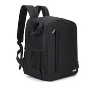 CADeN D6 IV Expandable Camera Backpack Shoulders Camera Lens Bag, Size:32 x 18 x 42cm(Black) Eurekaonline