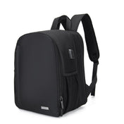 CADeN D6 IV Expandable Camera Backpack Shoulders Camera Lens Bag, Size:32 x 18 x 42cm(Black) Eurekaonline