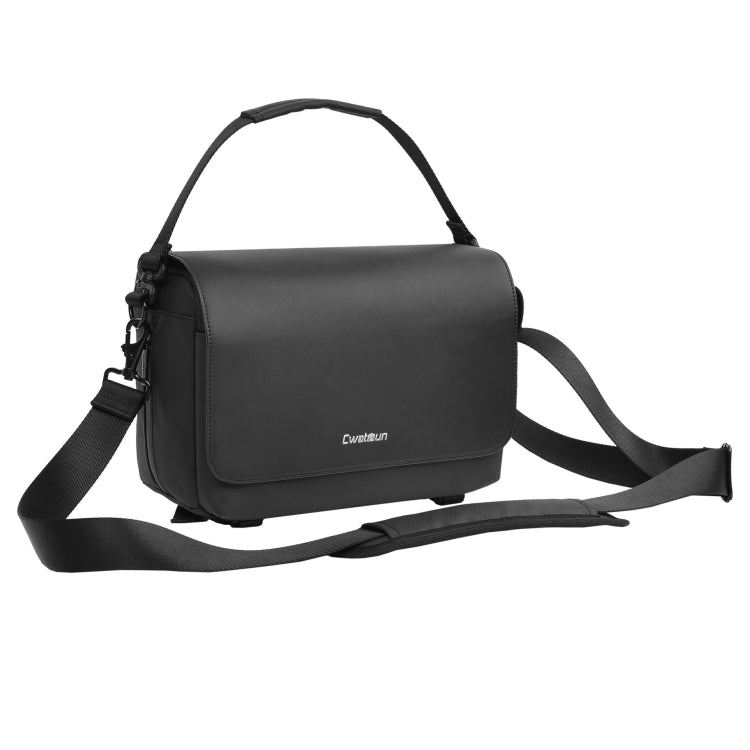 CADeN D73 Camera Sling Bag Water-resistant Shockproof Camera Handbag, Size:28 x 15 x 20cm Black Eurekaonline