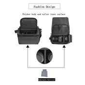 CADeN D73 Camera Sling Bag Water-resistant Shockproof Camera Handbag, Size:28 x 15 x 20cm Black Eurekaonline