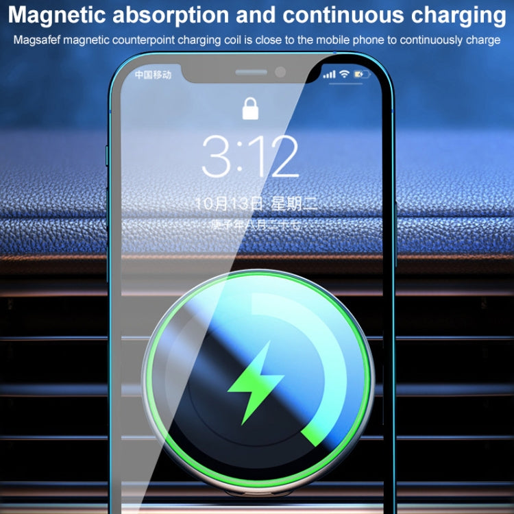 CAFELE 15W Magnetic Car Air Outlet Phone Holder Wireless Charger Eurekaonline