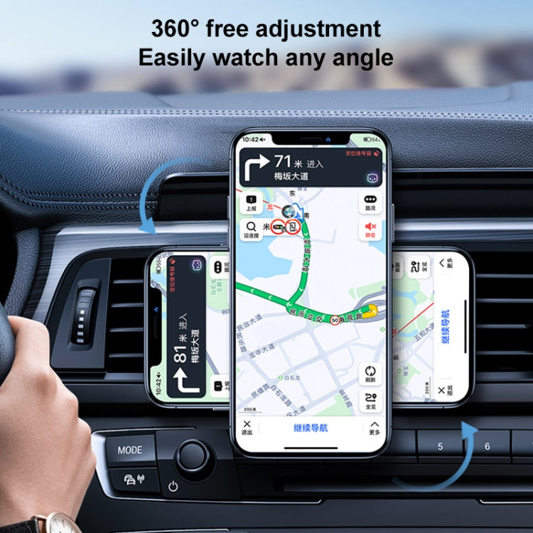 CAFELE 15W Magnetic Car Air Outlet Phone Holder Wireless Charger Eurekaonline
