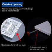 CAT.6 Shielded Pass-through Network Module, Dual Ports Panel + Shielded Pass-through + TV Socket (Gold) Eurekaonline