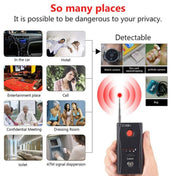 CC308+ Multi-Detector Full-Range All-Round Detector For Hidden Mini Camera / IP Lens/ GMS / RF Signal Detector Finder(Black) Eurekaonline