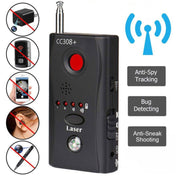 CC308+ Multi-Detector Full-Range All-Round Detector For Hidden Mini Camera / IP Lens/ GMS / RF Signal Detector Finder(Black) Eurekaonline