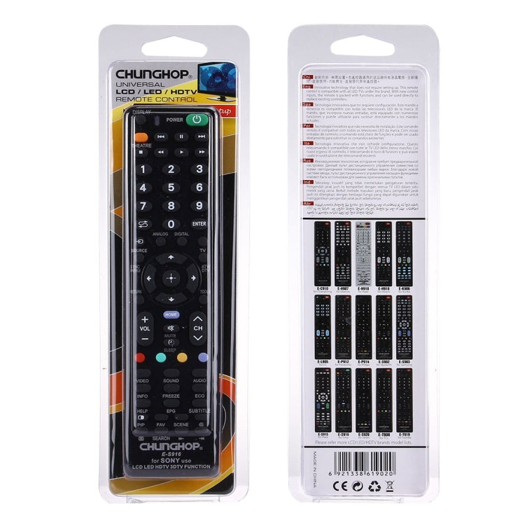 CHUNGHOP E-S916 Universal Remote Controller for SONY LED LCD HDTV 3DTV Eurekaonline