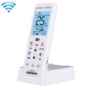 CHUNGHOP K-380EW WiFi Smart Universal LCD Air-Conditioner Remote Control with Holder, Support 2G / 3G / 4G / WiFi Network(White) Eurekaonline