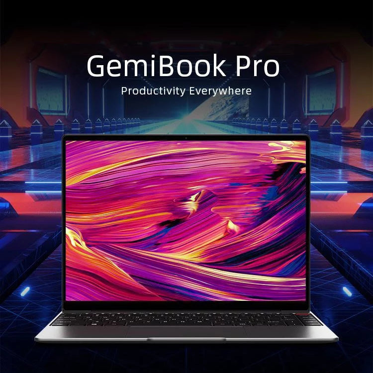 CHUWI GemiBook Pro, 14 inch, 8GB+256GB, Windows 10 Home, Intel Gemini Lake J4125 Quad Core 2.0GHz, Support WiFi 6 / Bluetooth / TF Card Extension (Dark Gray) Eurekaonline