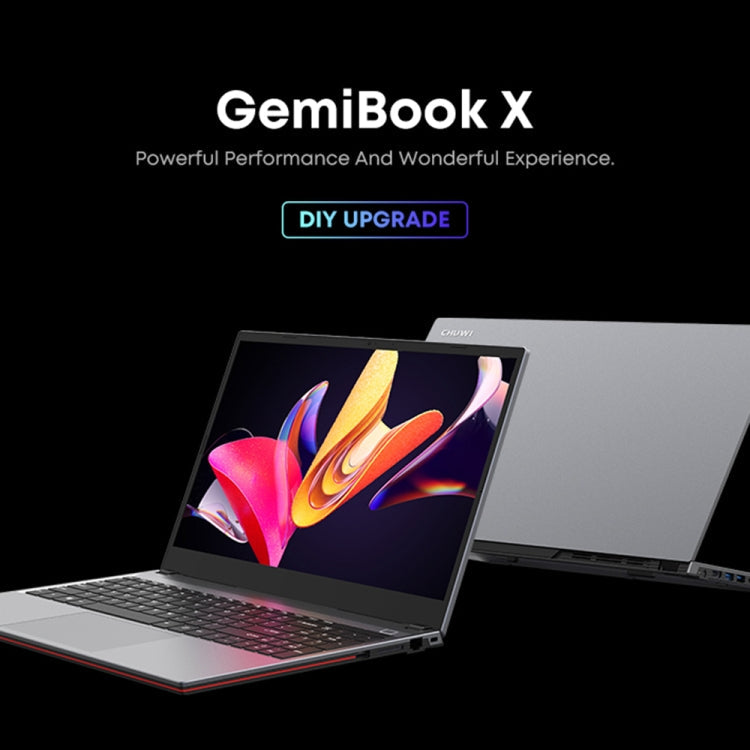 CHUWI GemiBook X Laptop, 15.6 inch, 4GB+128GB, Windows 10 Home, Intel Celeron N5095 Quad Core 2.0GHz-2.9GHz, Support Dual Band WiFi / Bluetooth / RJ45 / HDMI(Dark Gray) Eurekaonline