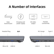CHUWI HeroBook Plus, 15.6 inch, 8GB+256GB, Windows 10, Intel Celeron J4125 Quad Core up to 2.7GHz, Support WiFi / Bluetooth / TF Card Extension / Mini HDMI (Dark Gray) Eurekaonline