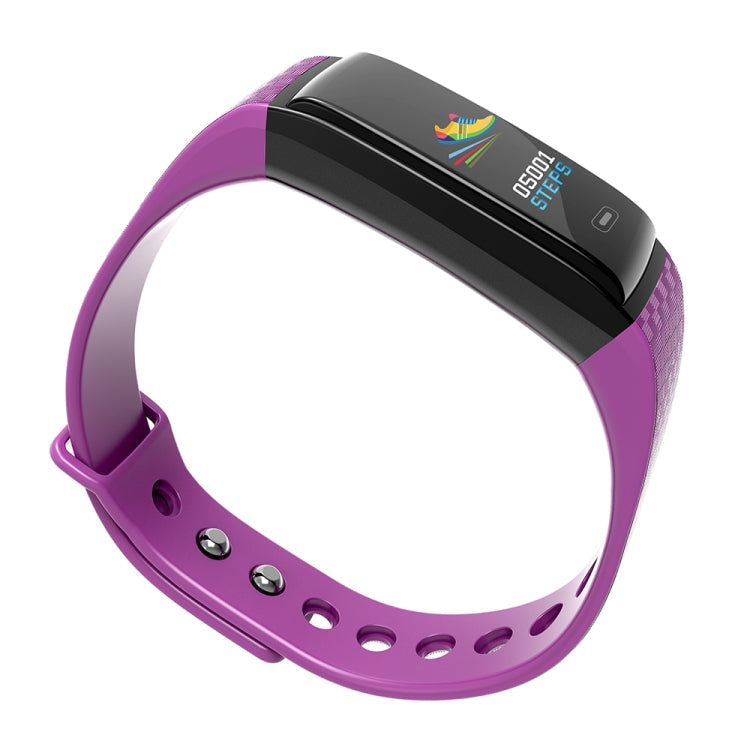CK17S 0.96 inches IPS Screen Smart Bracelet IP67 Waterproof, Support Call Reminder / Heart Rate Monitoring / Blood Pressure Monitoring / Sleep Monitoring (Purple) Eurekaonline