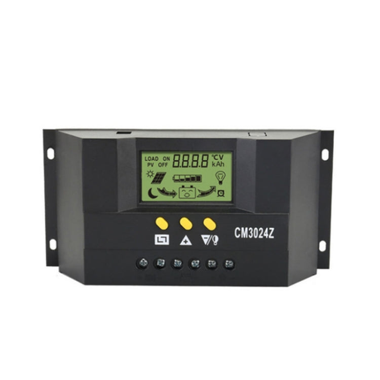 CM3024Z 12V24V 30A Solar Controller LCD Display Solar Charge Controller Eurekaonline