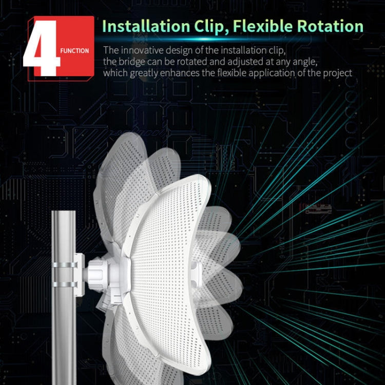 COMFAST CF-E317A 5.8G 300Mbps 10KM High Power Wireless CPE Bridge, US/EU Plug Eurekaonline