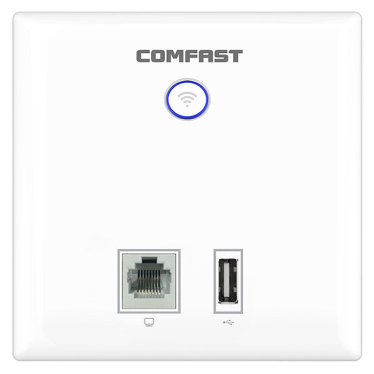COMFAST CF-E536N 300Mbps Indoor Wall WiFi AP RJ45 & USB Client Wall AP Eurekaonline
