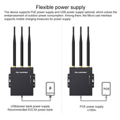 COMFAST CF-E7 300Mbps 4G Outdoor Waterproof Signal Amplifier Wireless Router Repeater WIFI Base Station with 3 Antennas Eurekaonline