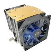 COOL STORM CT-4U-9cm Heat Pipe Dual-Tower CPU Radiator Copper Pipe 9 Cm Fan For Intel/AMD Platform Specification： Aurora Single Fan 3 Line Eurekaonline