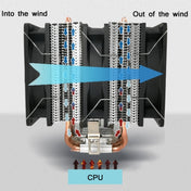 COOL STORM CT-4U-9cm Heat Pipe Dual-Tower CPU Radiator Copper Pipe 9 Cm Fan For Intel/AMD Platform Specification： Aurora Single Fan 4 Line Eurekaonline