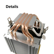 COOL STORM CT-4U-9cm Heat Pipe Dual-Tower CPU Radiator Copper Pipe 9 Cm Fan For Intel/AMD Platform Specification： Aurora Single Fan 4 Line Eurekaonline