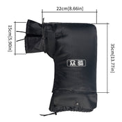 CS-1780A2 Winter Fleece Thickened Warm Outdoor Motorcycle Gloves, Style:Small Mouth Version Eurekaonline