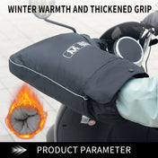 CS-1780A2 Winter Fleece Thickened Warm Outdoor Motorcycle Gloves, Style:Small Mouth Version Eurekaonline