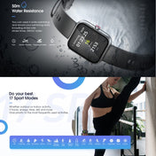CS253 1.57 inch TFT Touch Screen 5ATM Waterproof Smart Watch, Support Sleep Monitoring / Heart Rate Monitoring / Sport Mode / Incoming Call & Information Reminder(Black) Eurekaonline