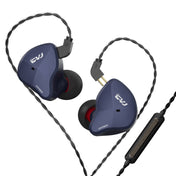 CVJ-CSN In-Ear Dual Magnetic Circuit Dynamic HIFI Wired Earphone, Style:With Mic(Blue) Eurekaonline