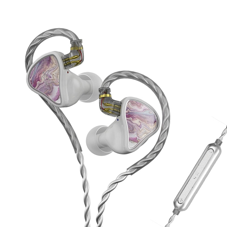 CVJ Hybrid Technology HiFi Music Wired Earphone With Mic(Rosy) Eurekaonline