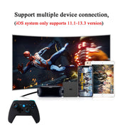 CX-X1  2.4GHz + Bluetooth 4.0 Wireless Game Controller Handle For Android / iOS / PC / PS3 Handle + Bracket (Blue) Eurekaonline