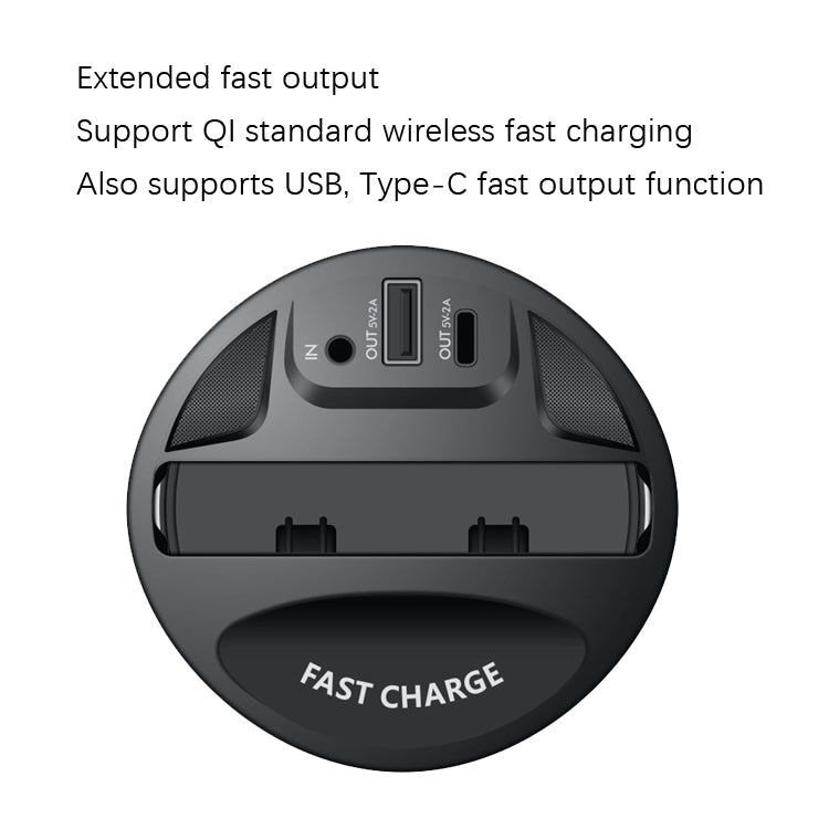 Car Cup 4 In 1 Wireless Charger Support 15W/10W/7.5W/5W Wireless Charging(X13) Eurekaonline