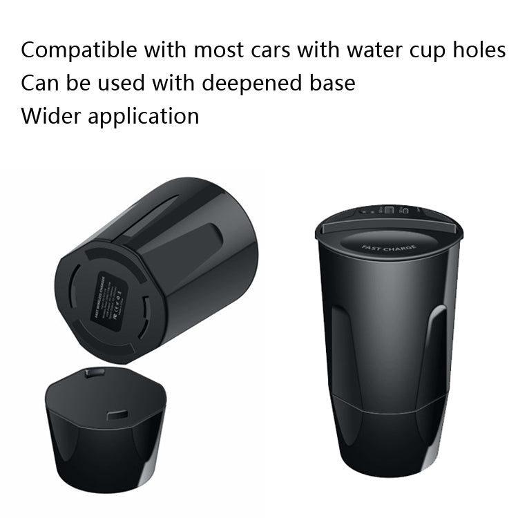 Car Cup 4 In 1 Wireless Charger Support 15W/10W/7.5W/5W Wireless Charging(X13) Eurekaonline