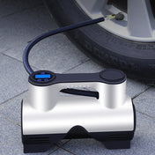 Car Inflatable Pump Portable Small Automotive Tire Refiner Pump, Style: Wired Digital Display With Lamp Eurekaonline