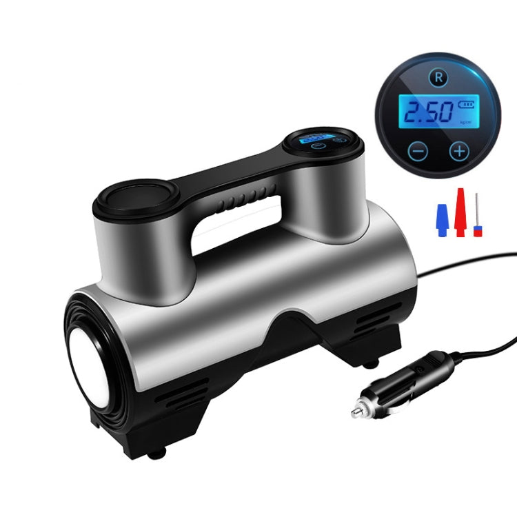 Car Inflatable Pump Portable Small Automotive Tire Refiner Pump, Style: Wired Digital Display With Lamp Eurekaonline