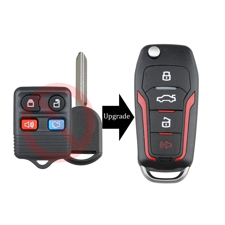 Car Key CWTWB1U345 63 Chip Single Frequency 315 Frequency for Ford 4-button Folding Eurekaonline