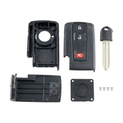 Car Key Shell Remote Control Case with Small Key for Toyota Prius 3-button Eurekaonline