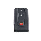 Car Key Shell Remote Control Case with Small Key for Toyota Prius 3-button Eurekaonline