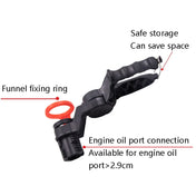 Car Plus Oil Funnel Tool Oil Filling Machine, Specification: A Version Eurekaonline