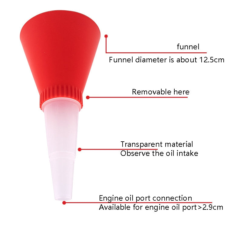 Car Plus Oil Funnel Tool Oil Filling Machine, Specification: A Version Eurekaonline