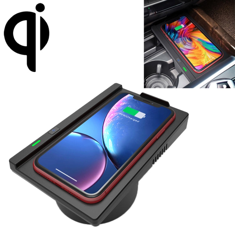 Car Qi Standard Wireless Charger 10W Quick Charging for 2014-2018 BMW X5 / X6, Left Driving Eurekaonline