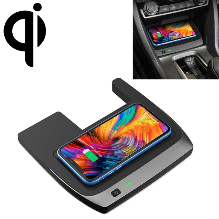 Car Qi Standard Wireless Charger 10W Quick Charging for 2016-2021 Honda Civic, Left Driving Eurekaonline