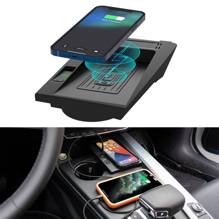 Car Qi Standard Wireless Charger 15W Quick Charging for Audi A4 A5 S4 S5 2017-2021, Left Driving Eurekaonline