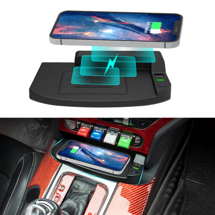 Car Qi Standard Wireless Charger 15W Quick Charging for Ford Mustang 2015-2021, Left Driving Eurekaonline
