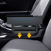 Car Seat Storage Box With Cable Car USB Charger, Style:2-wire Eurekaonline