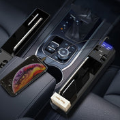 Car Seat Storage Box With Cable Car USB Charger, Style:2-wire Eurekaonline