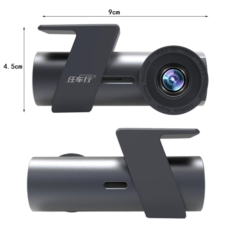 Car WiFi Single Camera Hidden 360 Degree Rotation Car Driving Recorder Eurekaonline