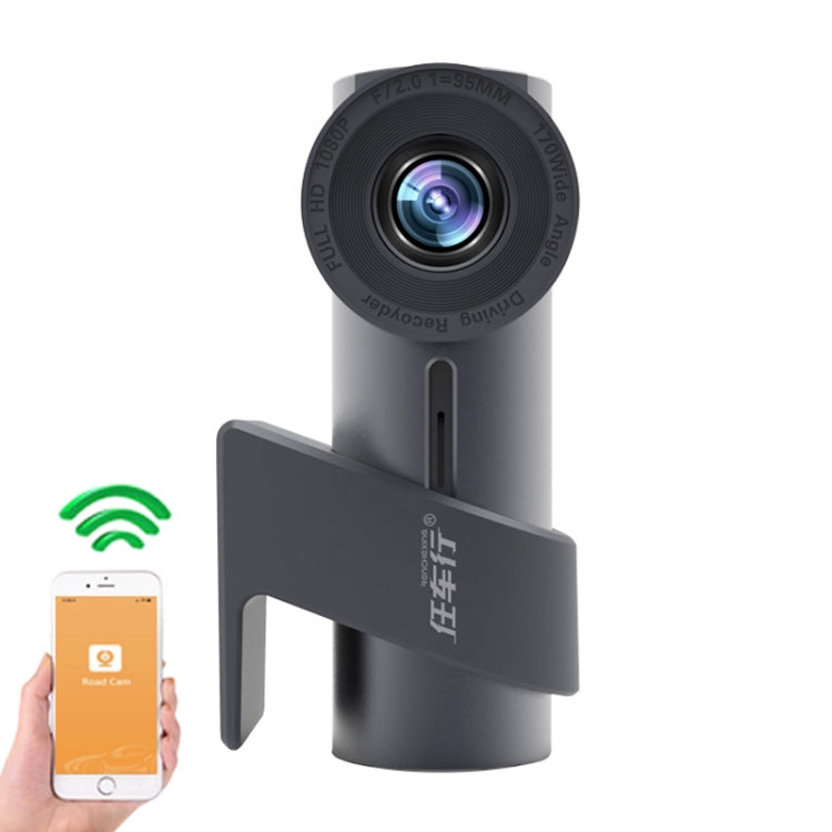 Car WiFi Single Camera Hidden 360 Degree Rotation Car Driving Recorder Eurekaonline