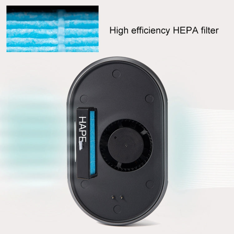 Car Wireless Negative Ion Solar Air Purifier(Blue) Eurekaonline