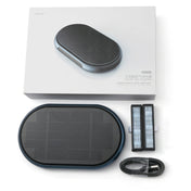 Car Wireless Negative Ion Solar Air Purifier(Grey) Eurekaonline