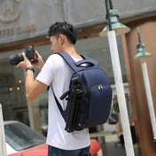 Cationic SLR Backpack Waterproof Photography Backpack with Headphone Cable Hole(Black) Eurekaonline