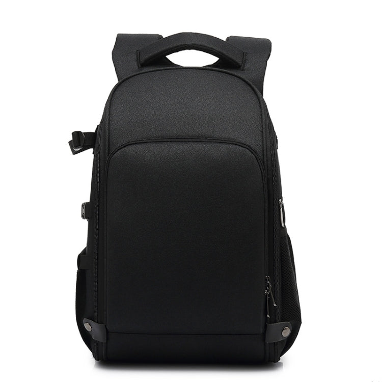 Cationic SLR Backpack Waterproof Photography Backpack with Headphone Cable Hole(Black) Eurekaonline