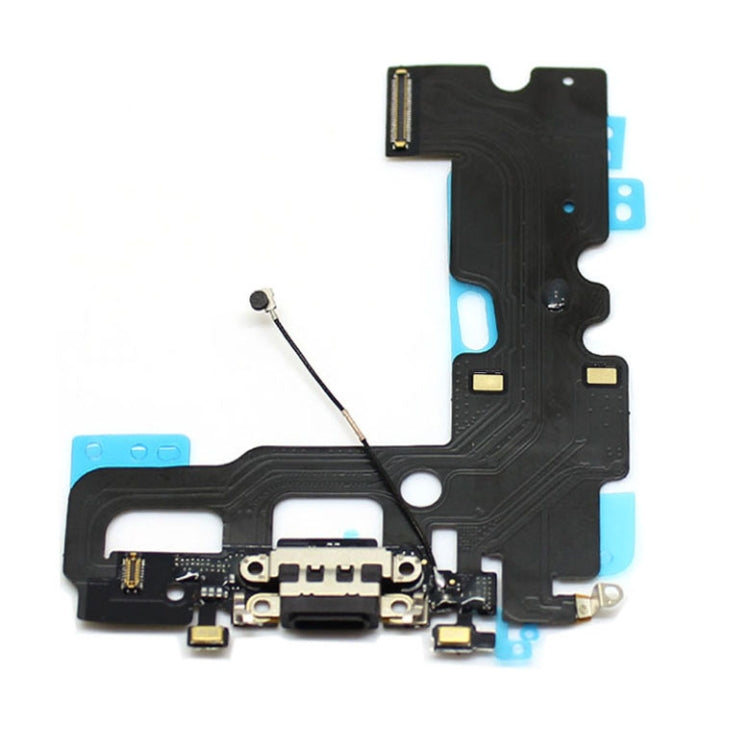 Charging Port + Audio Flex Cable for iPhone 7(Black) Eurekaonline